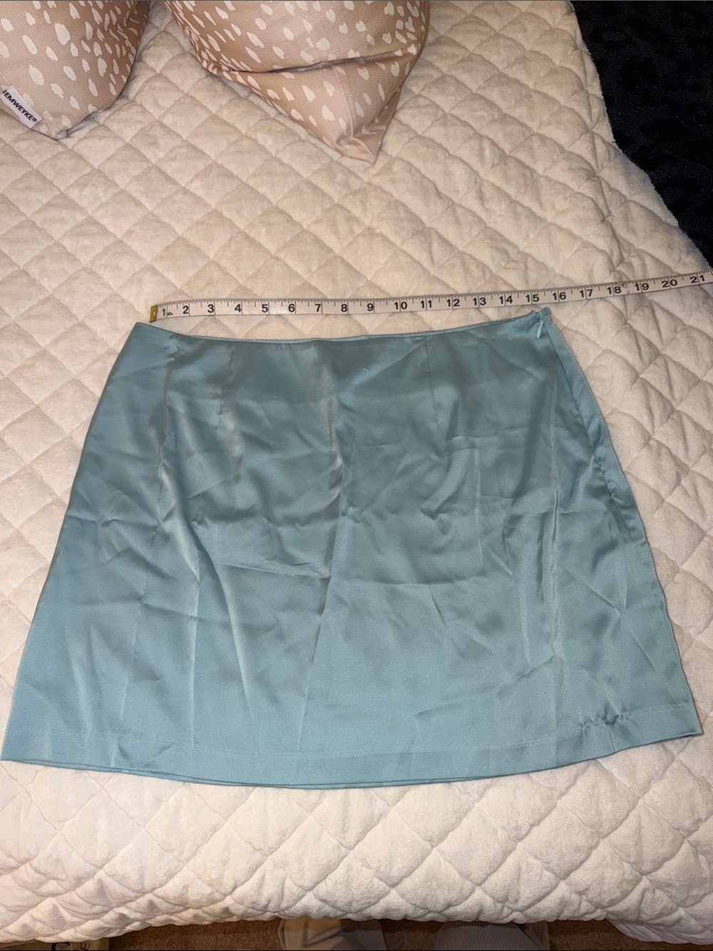 Daily Drills light blue silky skirt